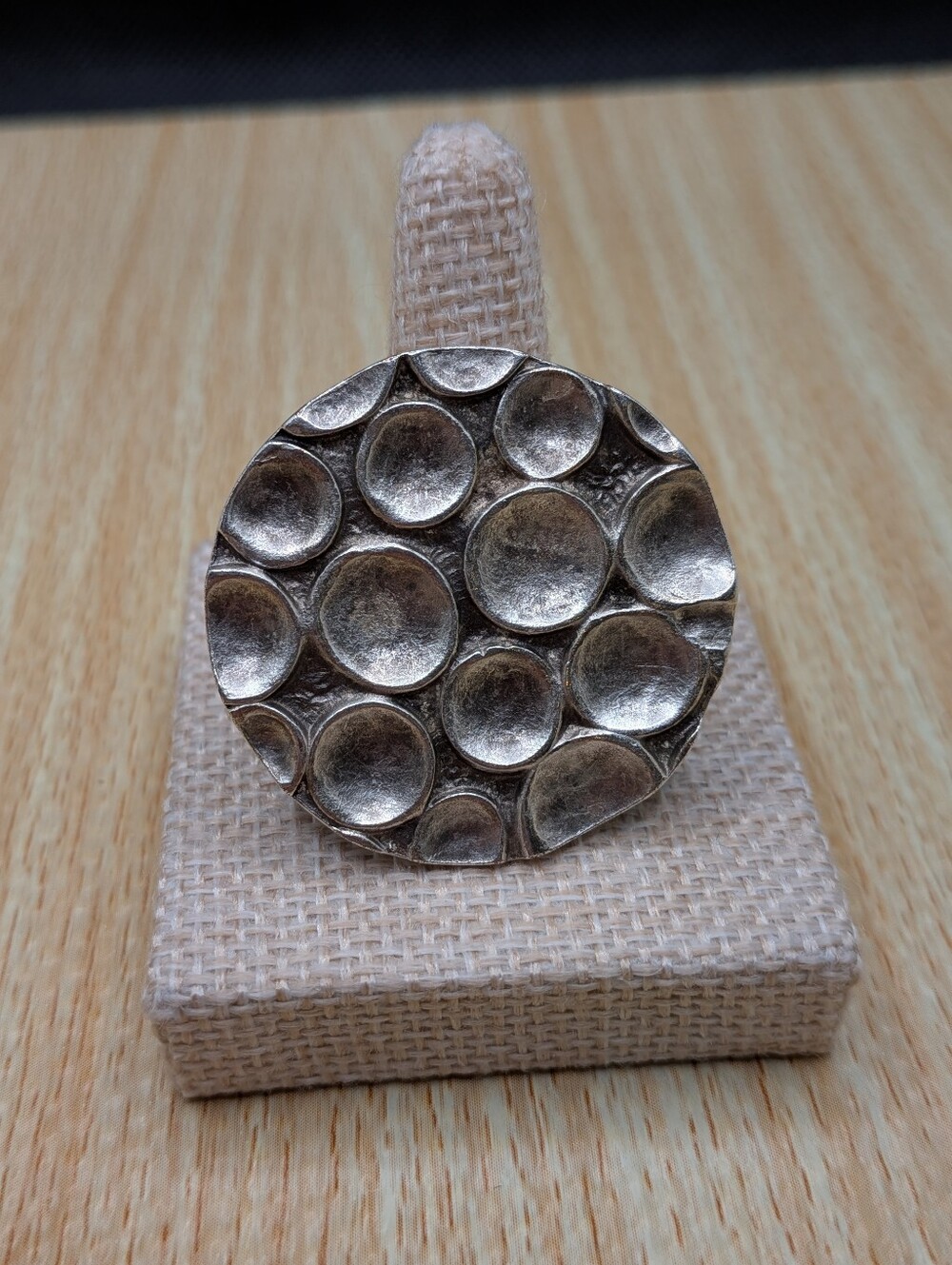 Silver Dome Statement Ring